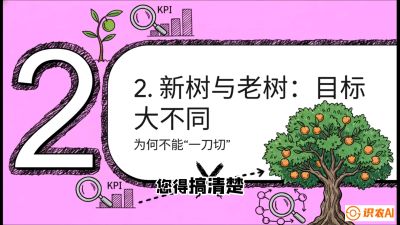 第3节：【春肥策略】开春底肥：新树&ldquo;扩版图&rdquo;，老树&ldquo;点引擎&rdquo;，课程：《柑橘底肥&ldquo;翻身账&rdquo;：从改土到高产的实战全书》