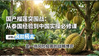第一节：榴莲突围战：选址决策指南，告别赌运气，用硬指标圈定&ldquo;优生，课程：《国产榴莲突围战：从泰国经验到中国实操的8堂必修课（高阶实战版）》