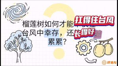 第四节：中国榴莲突围战：为生存重塑权型，抗台风矮化栽培与力学牵引，课程：《国产榴莲突围战：从泰国经验到中国实操的8堂必修课（高阶实战版）》