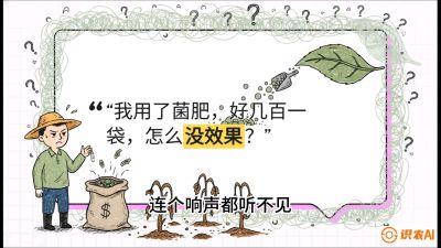 第4节（活化篇）： 土壤里的&ldquo;雇佣兵&rdquo;&mdash;&mdash;如何用菌剂以小博大，解决死棵难题，课程：《揭秘土壤的秘密：让土地帮你赚钱》#识农AI