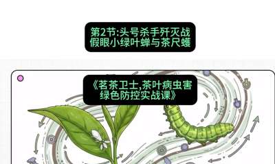 第02节：头号杀手歼灭战&mdash;&mdash;假眼小绿叶蝉与茶尺蠖，课程：《茗茶卫士&mdash;&mdash;茶叶病虫害绿色防控实战课》#识农AI