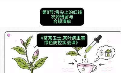 第08节：舌尖上的红线&mdash;&mdash;农药残留与合规清单，课程：《茗茶卫士&mdash;&mdash;茶叶病虫害绿色防控实战课》#识农AI